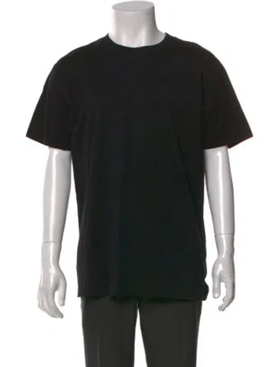 Pre-owned Givenchy Graphic Print Crew Neck T-shirt In Black