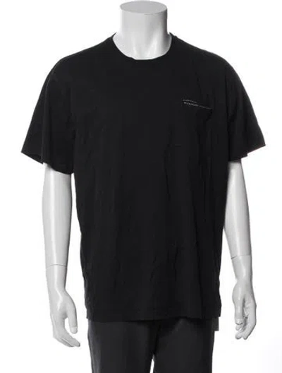 Pre-owned Givenchy Graphic Print Crew Neck T-shirt In Black