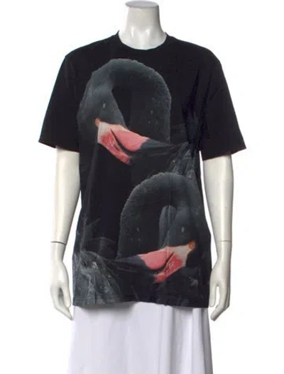 Pre-owned Givenchy Graphic Print Crew Neck T-shirt In Black