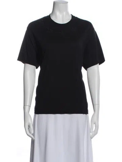 Pre-owned Givenchy Graphic Print Crew Neck T-shirt In Blue