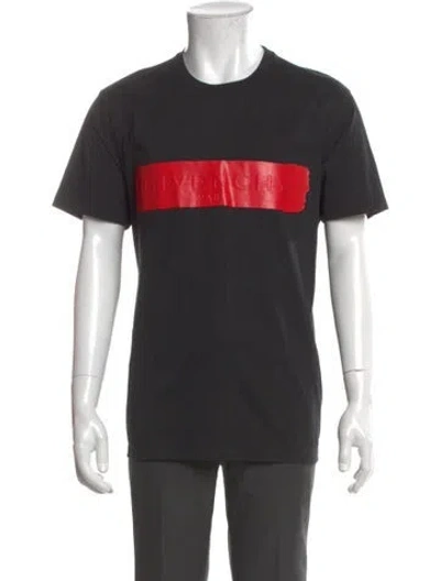 Pre-owned Givenchy Graphic Print Crew Neck T-shirt In Gray