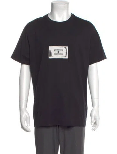 Pre-owned Givenchy Graphic Print Crew Neck T-shirt In Gray