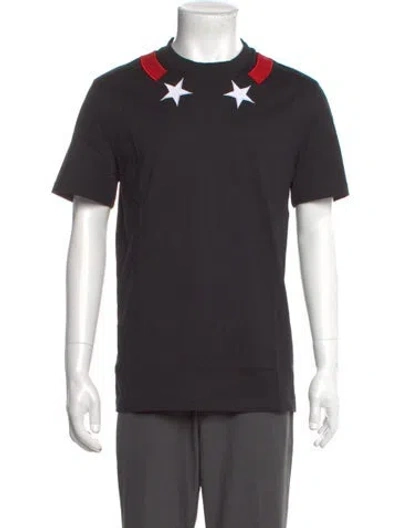 Pre-owned Givenchy Graphic Print Crew Neck T-shirt In Gray