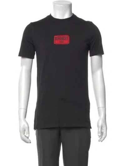 Pre-owned Givenchy Graphic Print Crew Neck T-shirt In Gray