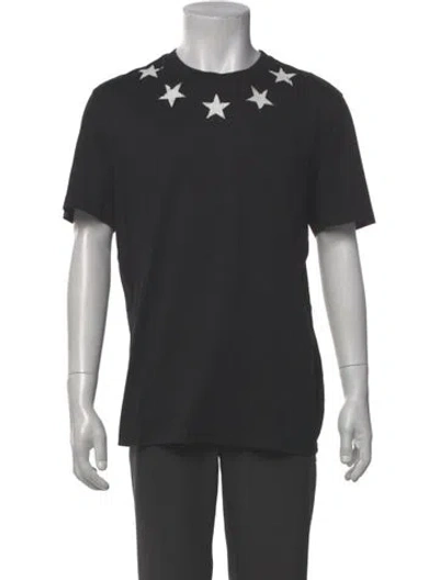 Pre-owned Givenchy Graphic Print Crew Neck T-shirt In Gray