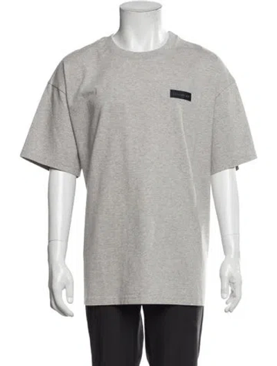 Pre-owned Givenchy Graphic Print Crew Neck T-shirt In Gray