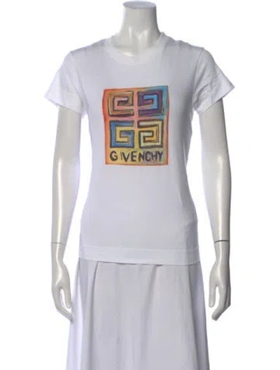 Pre-owned Givenchy Graphic Print Crew Neck T-shirt In Multi