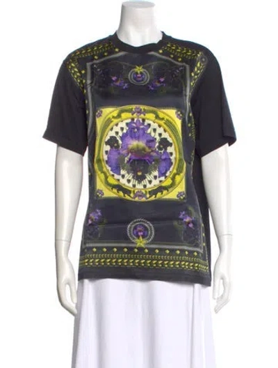 Pre-owned Givenchy Graphic Print Crew Neck T-shirt In Multi