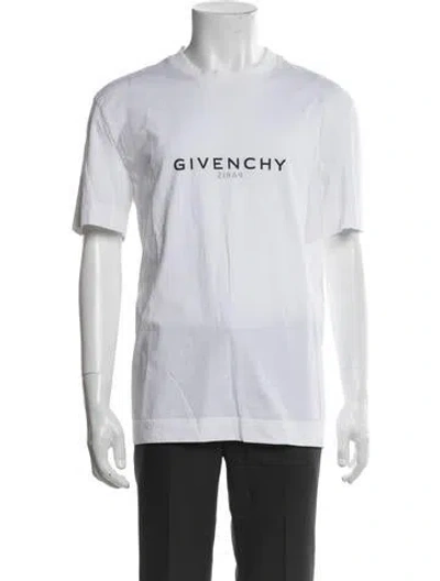Pre-owned Givenchy Graphic Print Crew Neck T-shirt In Neutral