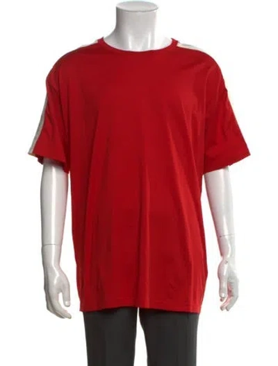 Pre-owned Givenchy Graphic Print Crew Neck T-shirt In Red