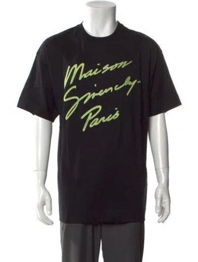 Pre-owned Givenchy Graphic Print Crew Neck T-shirt W/ Tags In Black
