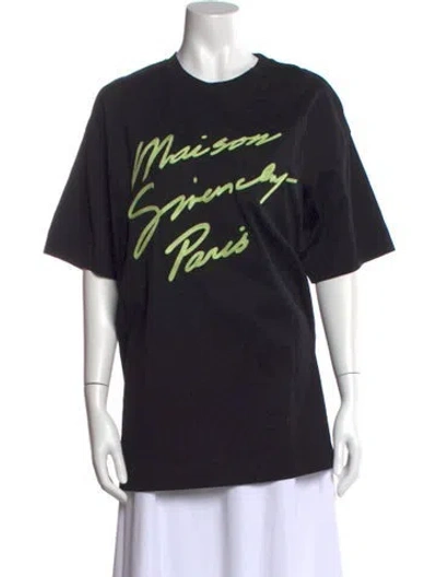 Pre-owned Givenchy Graphic Print Crew Neck T-shirt W/ Tags In Black