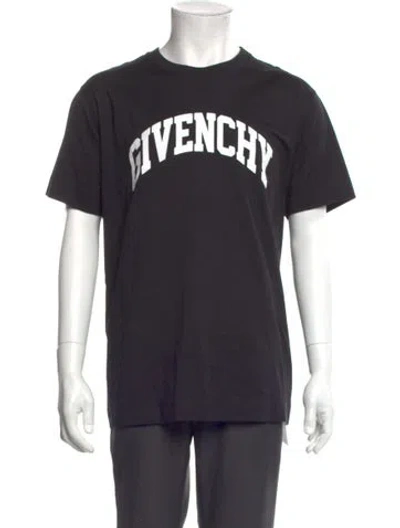 Pre-owned Givenchy Graphic Print Crew Neck T-shirt W/ Tags In Black