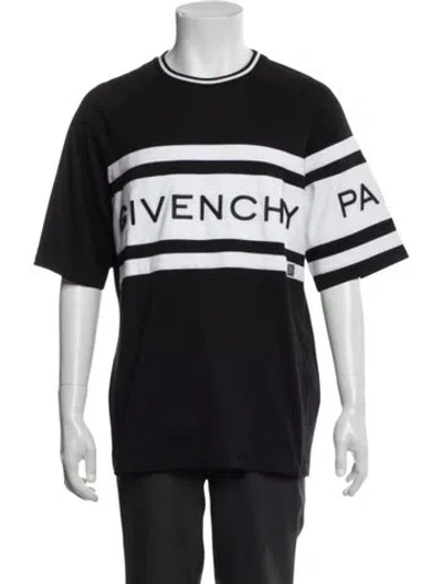 Pre-owned Givenchy Graphic Print Crew Neck T-shirt W/ Tags In Black