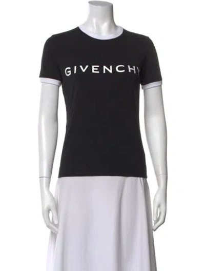 Pre-owned Givenchy Graphic Print Crew Neck T-shirt W/ Tags In Black