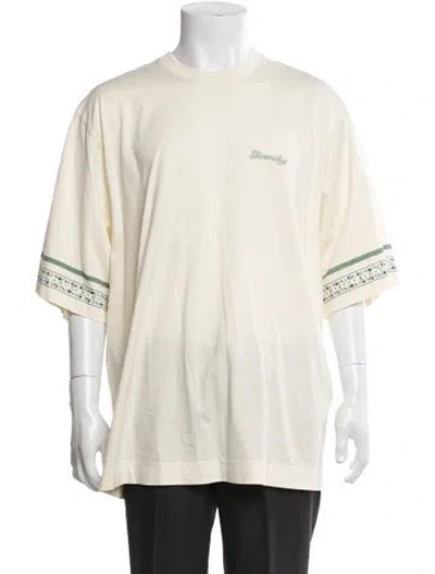 Pre-owned Givenchy Graphic Print Crew Neck T-shirt W/ Tags In Neutral