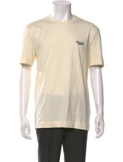 Pre-owned Givenchy Graphic Print Crew Neck T-shirt W/ Tags In Neutrals