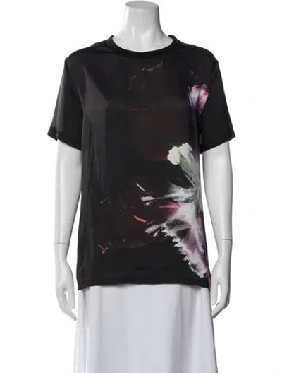 Pre-owned Givenchy Graphic Print Crew Neck T-shirt In White