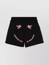 Givenchy Graphic Print Elastic Waistband Shorts