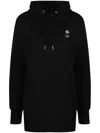 Givenchy Black Oversized Frame Print Hoodie In Black