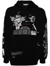 Givenchy Graphic-print Hoodie In Black
