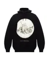 Givenchy Graphic Print Hoodie In Black