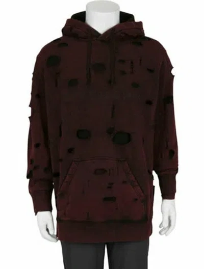 Pre-owned Givenchy Graphic Print Hoodie W/ Tags In Red