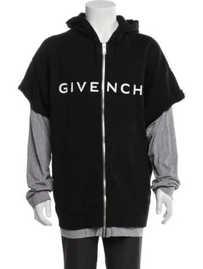 Pre-owned Givenchy Graphic Print Jacket In Black