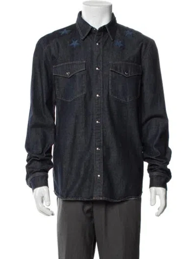 Pre-owned Givenchy Graphic Print Jacket In Blue