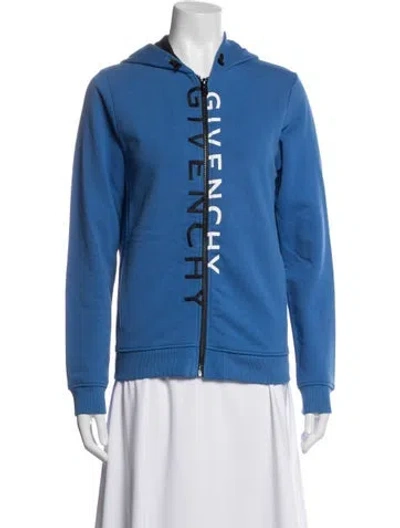 Pre-owned Givenchy Graphic Print Jacket In Blue