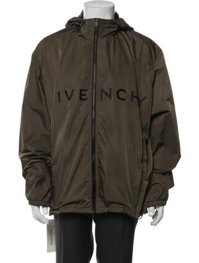 Pre-owned Givenchy Graphic Print Jacket In Green