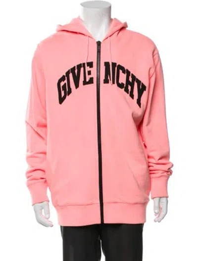 Pre-owned Givenchy Graphic Print Jacket In Pink