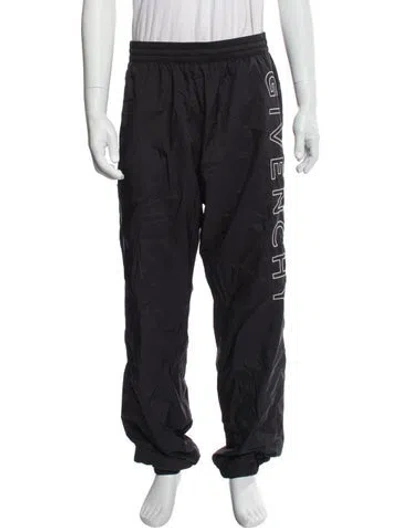 Pre-owned Givenchy Graphic Print Joggers In Black