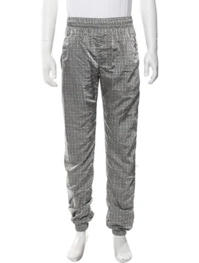 Pre-owned Givenchy Graphic Print Joggers In Grey