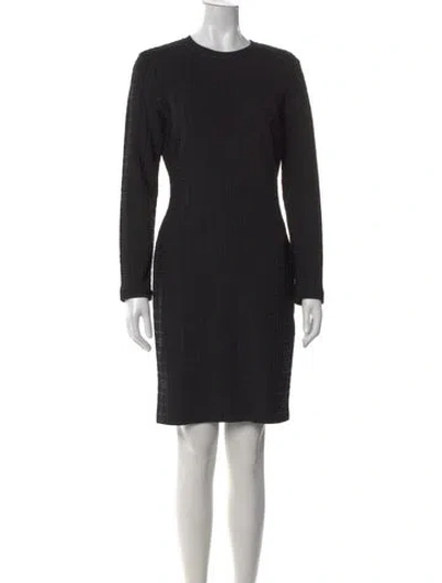 Pre-owned Givenchy Graphic Print Knee-length Dress In Black