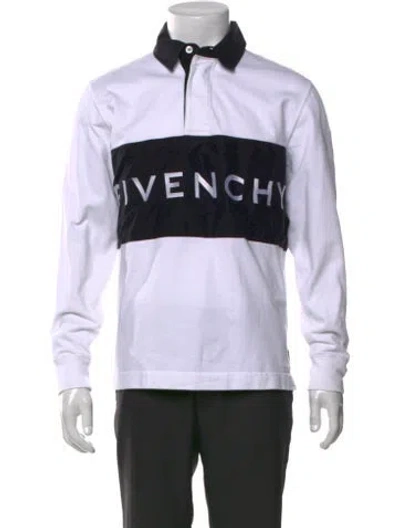 Pre-owned Givenchy Graphic Print Long Sleeve Shirt In Black