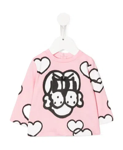 Givenchy Graphic-print Long-sleeve T-shirt In Nude