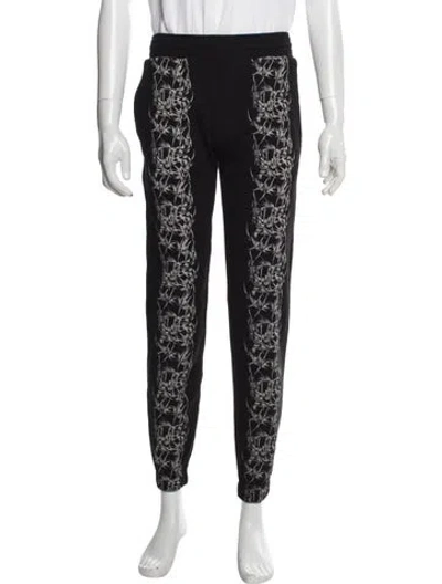 Pre-owned Givenchy Graphic Print Lounge Bottoms In Blue