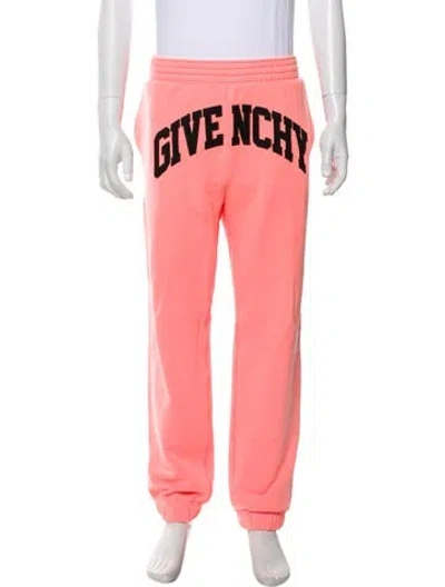 Pre-owned Givenchy Graphic Print Lounge Bottoms In Pink
