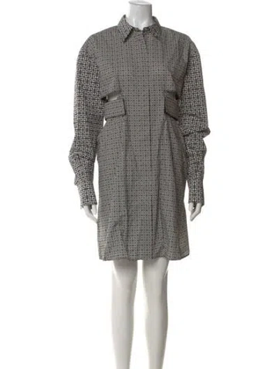 Pre-owned Givenchy Graphic Print Mini Dress In Multi