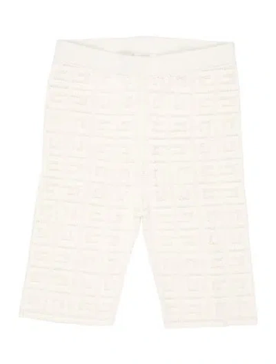 Pre-owned Givenchy Graphic Print Mini Shorts W/ Tags In White