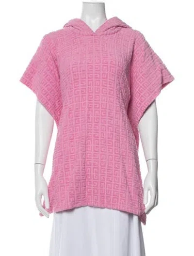 Pre-owned Givenchy Graphic Print Robe In Pink