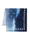 Givenchy Graphic Print Scarf In Blue