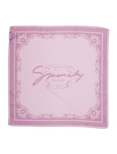 Pre-owned Givenchy Graphic Print Scarf In Purple