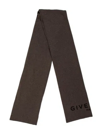 Pre-owned Givenchy Graphic Print Shawl In Blue