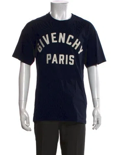 Pre-owned Givenchy Graphic Print Short Sleeve Shirt In Black