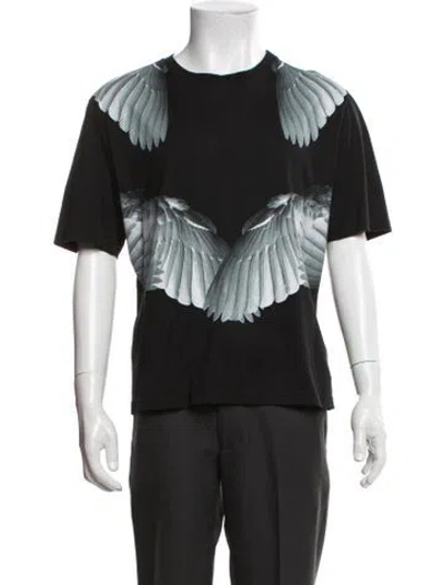 Pre-owned Givenchy Graphic Print Short Sleeve Shirt In Black