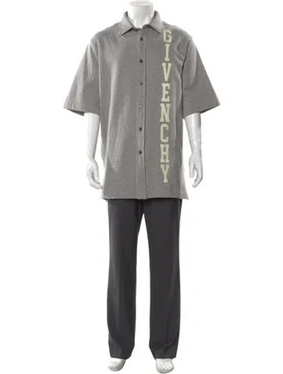 Pre-owned Givenchy Graphic Print Short Sleeve Shirt In Multi