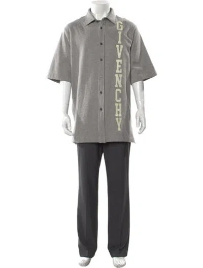 Pre-owned Givenchy Graphic Print Short Sleeve Shirt In Multi