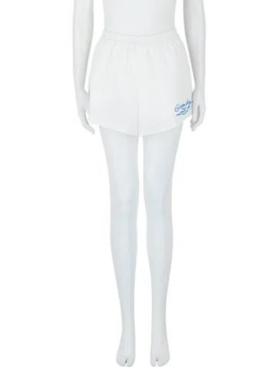 Pre-owned Givenchy Graphic Print Shorts W/ Tags In White